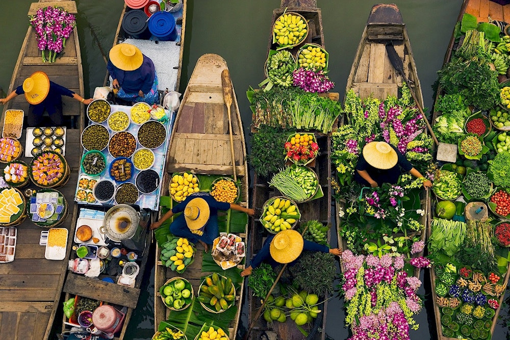Floating markets in the Mekong Delta offer a vivid glimpse into the region’s rich cultural traditions